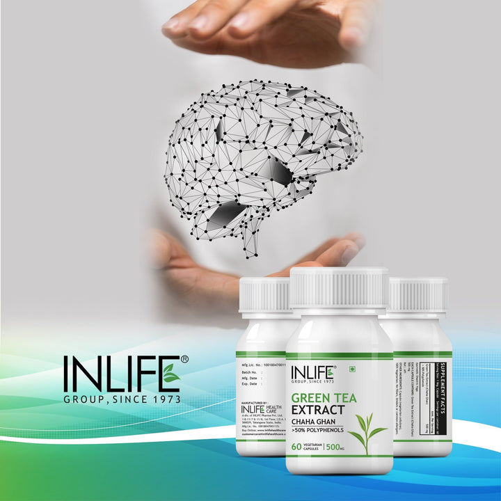 INLIFE Green Tea Extract with 50% Polyphenols, 500 mg - INLIFE Healthcare (International)