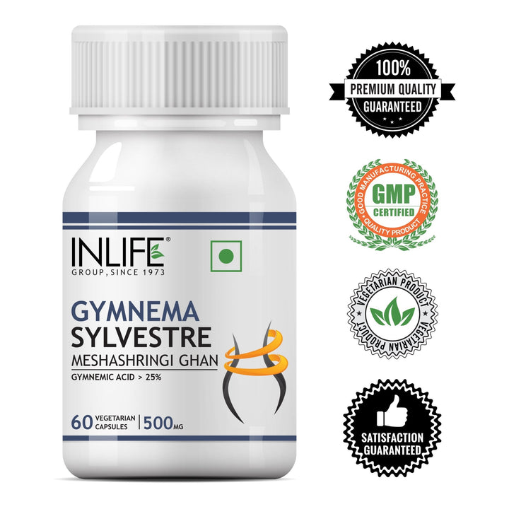 INLIFE Gymnema Sylvestre Supplement, 500 mg - INLIFE Healthcare (International)