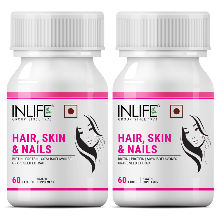 INLIFE Hair Skin Nails Supplement with Biotin Vitamins Minerals Amino Acids - INLIFE Healthcare (International)