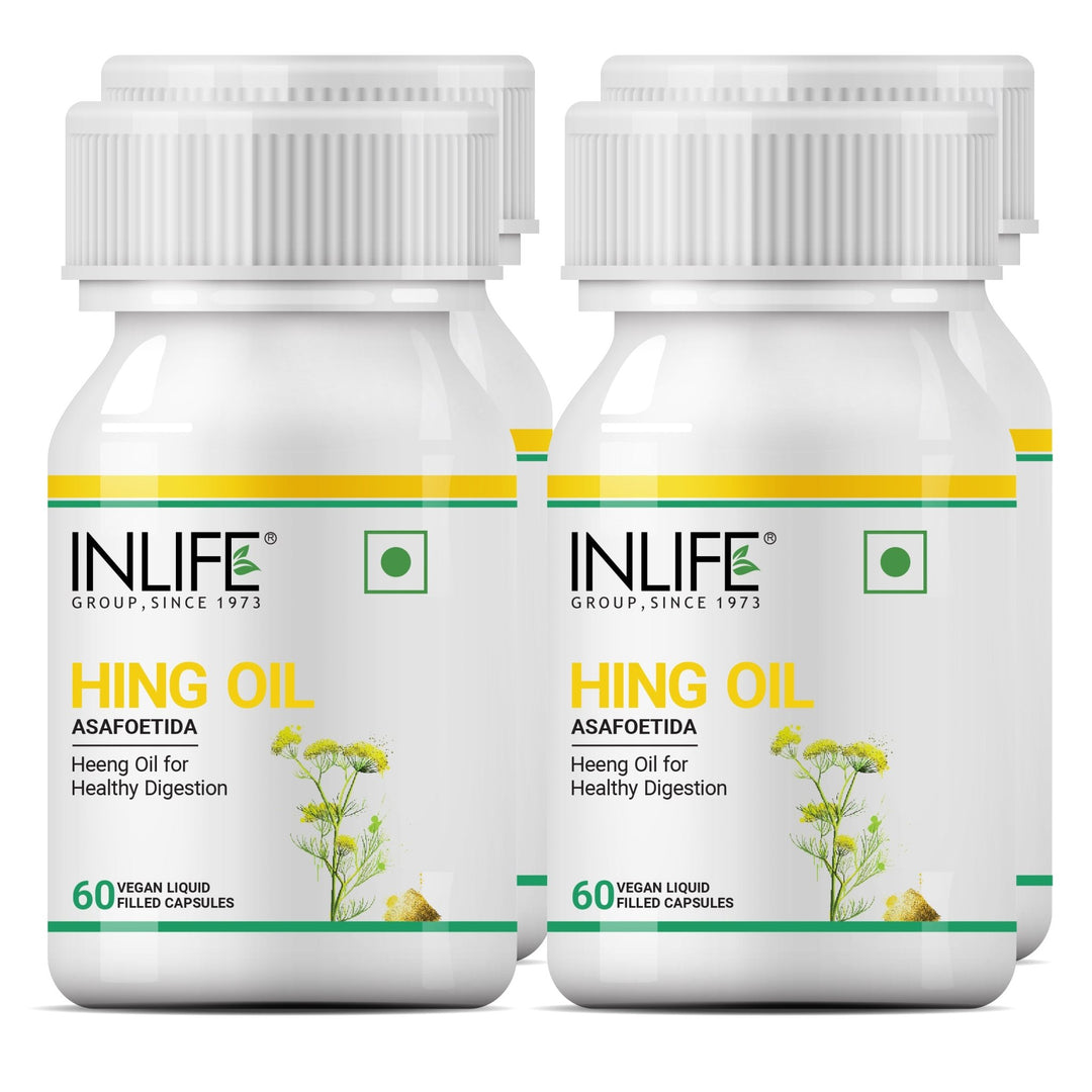 INLIFE Hing Oil Capsule (Asafoetida), Irritable Bowel Syndrome Supplement, 15mg - INLIFE Healthcare (International)