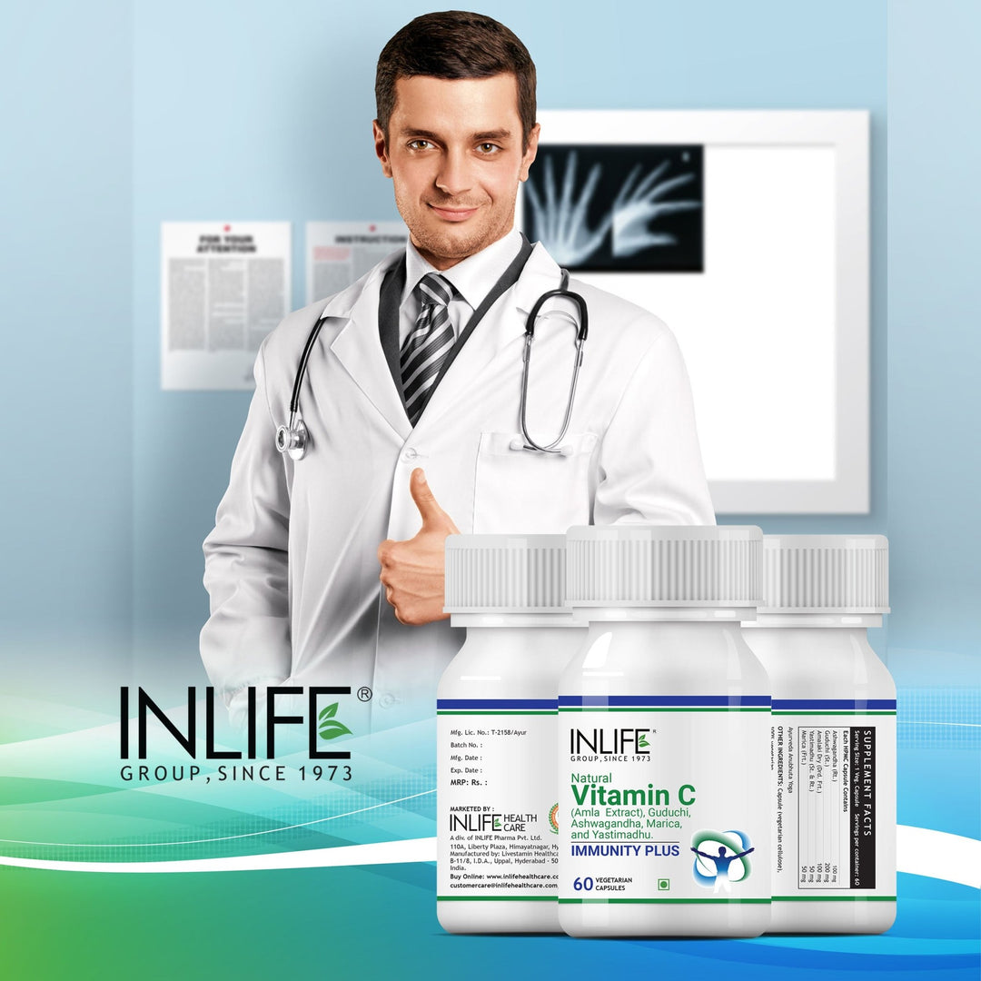 INLIFE Immunity Plus Immune Booster Supplement with Ayurvedic Herbs - INLIFE Healthcare (International)