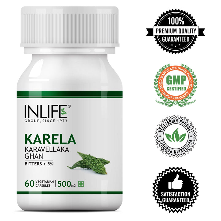 INLIFE Karela Extract Supplement, 500 mg - INLIFE Healthcare (International)