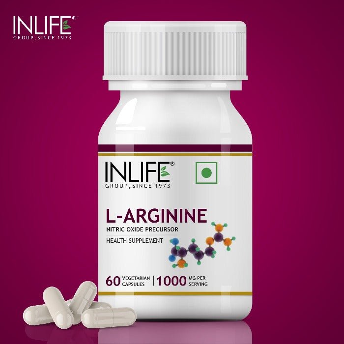 INLIFE L - Arginine Supplement, 1000mg - INLIFE Healthcare (International)