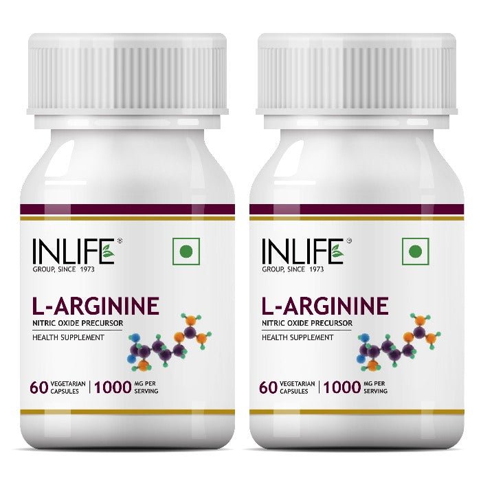 INLIFE L - Arginine Supplement, 1000mg - INLIFE Healthcare (International)