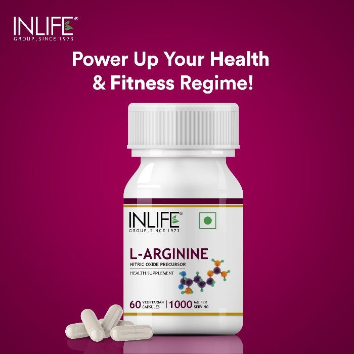 INLIFE L - Arginine Supplement, 1000mg - INLIFE Healthcare (International)