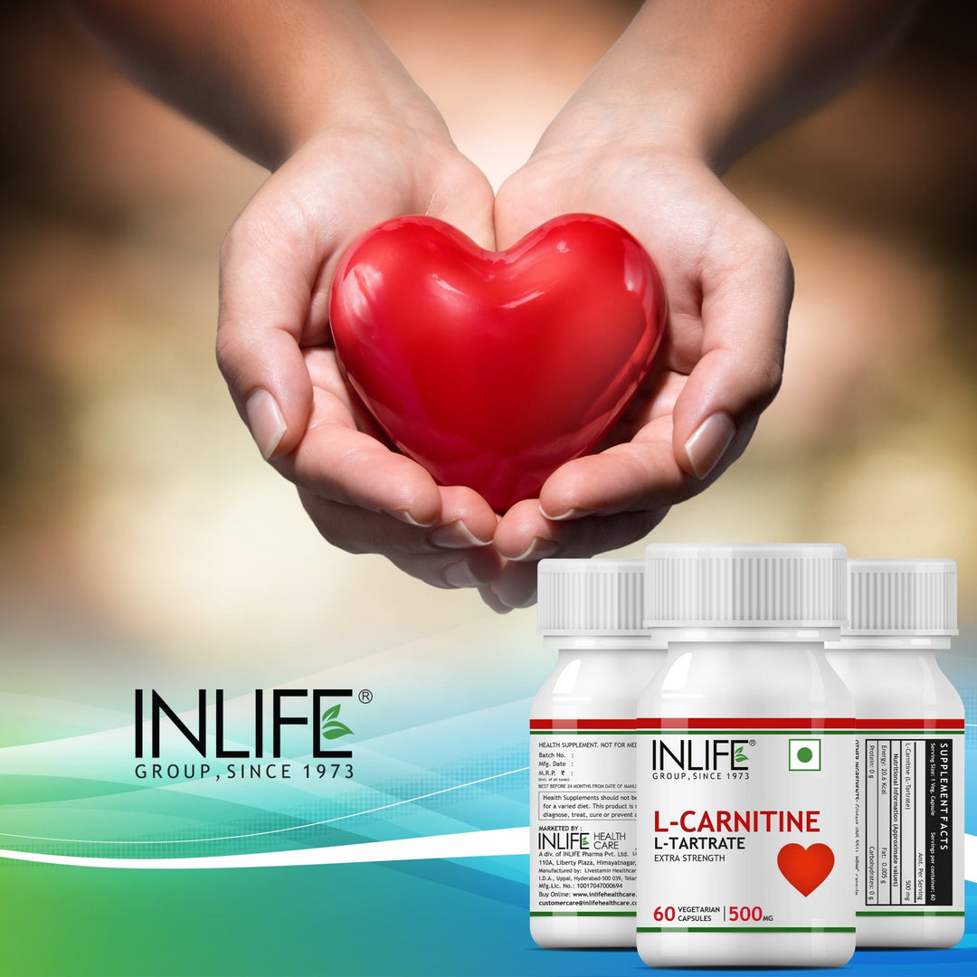 INLIFE L - Carnitine L - Tartarate Supplement, 1000 mg - INLIFE Healthcare (International)