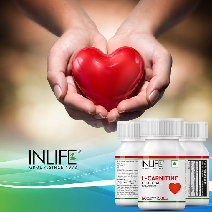 INLIFE L - Carnitine L - Tartarate Supplement, 1000 mg - INLIFE Healthcare (International)