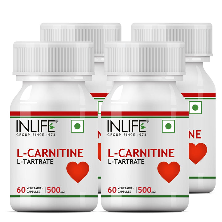 INLIFE L - Carnitine L - Tartarate Supplement, 1000 mg - INLIFE Healthcare (International)