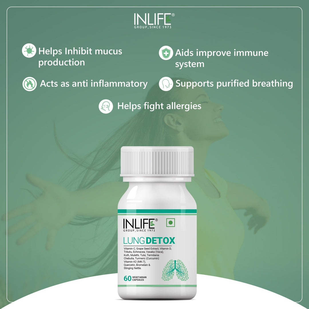 INLIFE Lung Detox Supplement, Supports Healthy Lungs - INLIFE Healthcare (International)