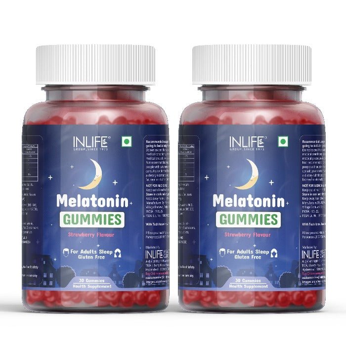 INLIFE Melatonin Gummies 5mg, for Men Women (Strawberry) - INLIFE Healthcare (International)