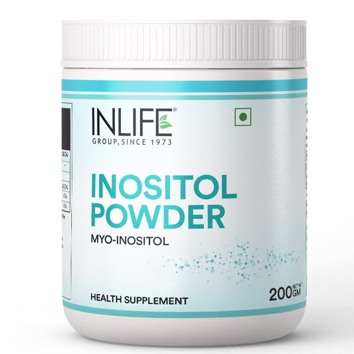 INLIFE Myo Inositol Powder 2000mg Supplement, 200g (Unflavoured) - INLIFE Healthcare (International)