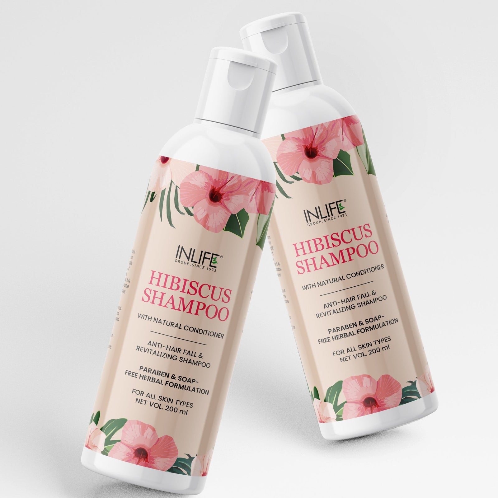 INLIFE Natural Hibiscus Shampoo, Anti Hair Fall, Soap Paraben Free, 200ml - INLIFE Healthcare (International)