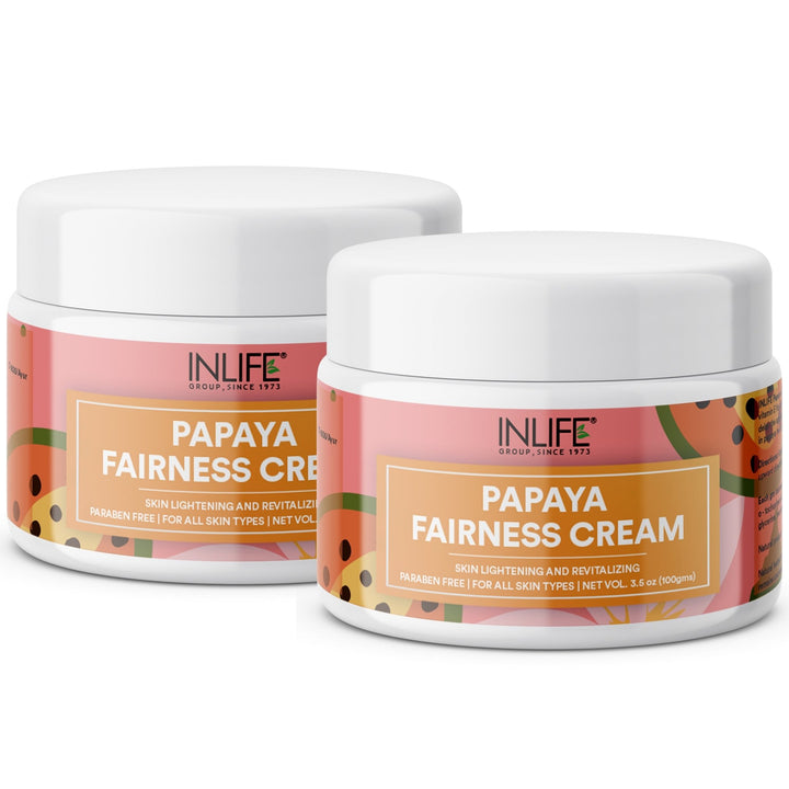 INLIFE Natural Papaya Cream, Moisturizer for both Men & Women, 100g - INLIFE Healthcare (International)