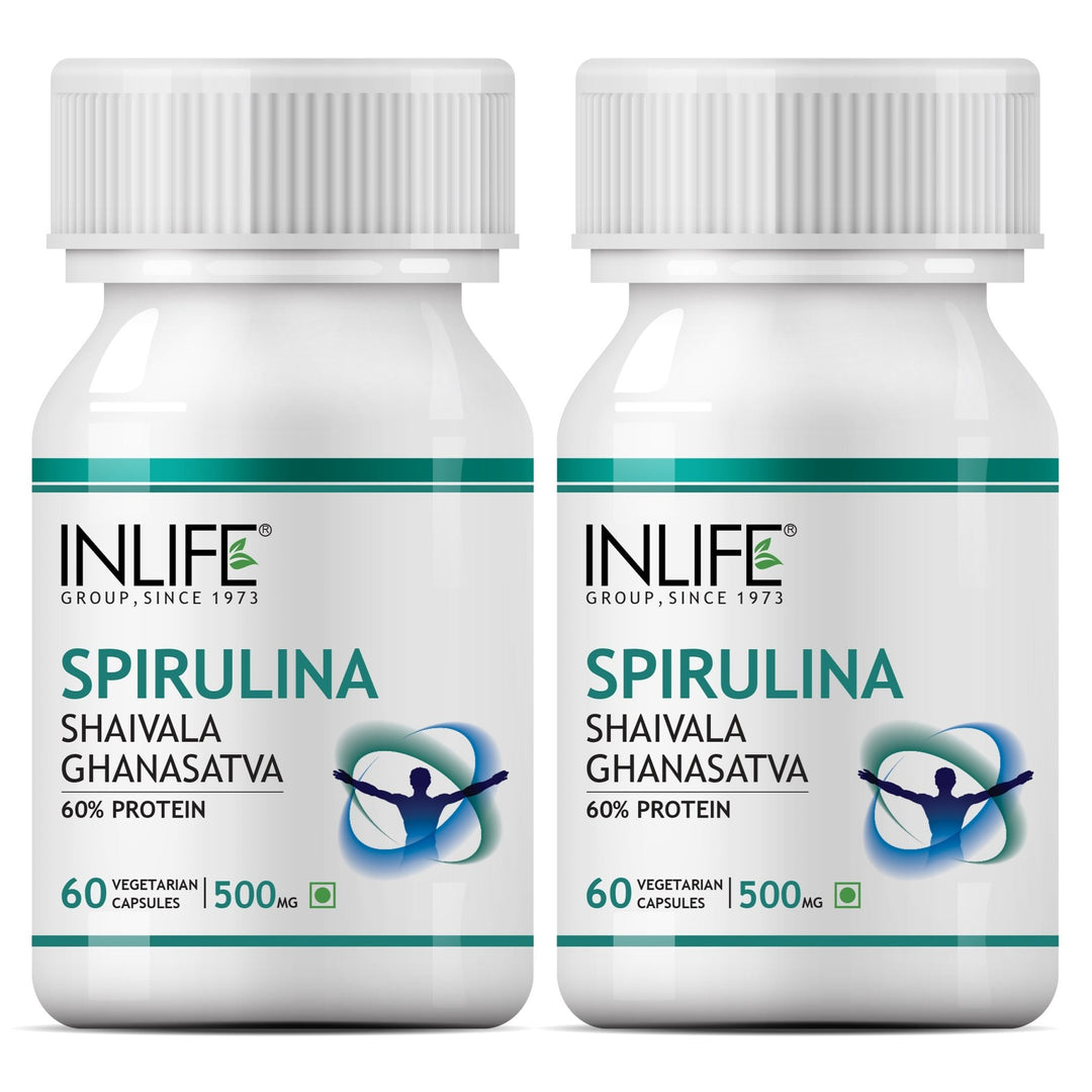 INLIFE Organic Spirulina Supplement, 500 mg - INLIFE Healthcare (International)