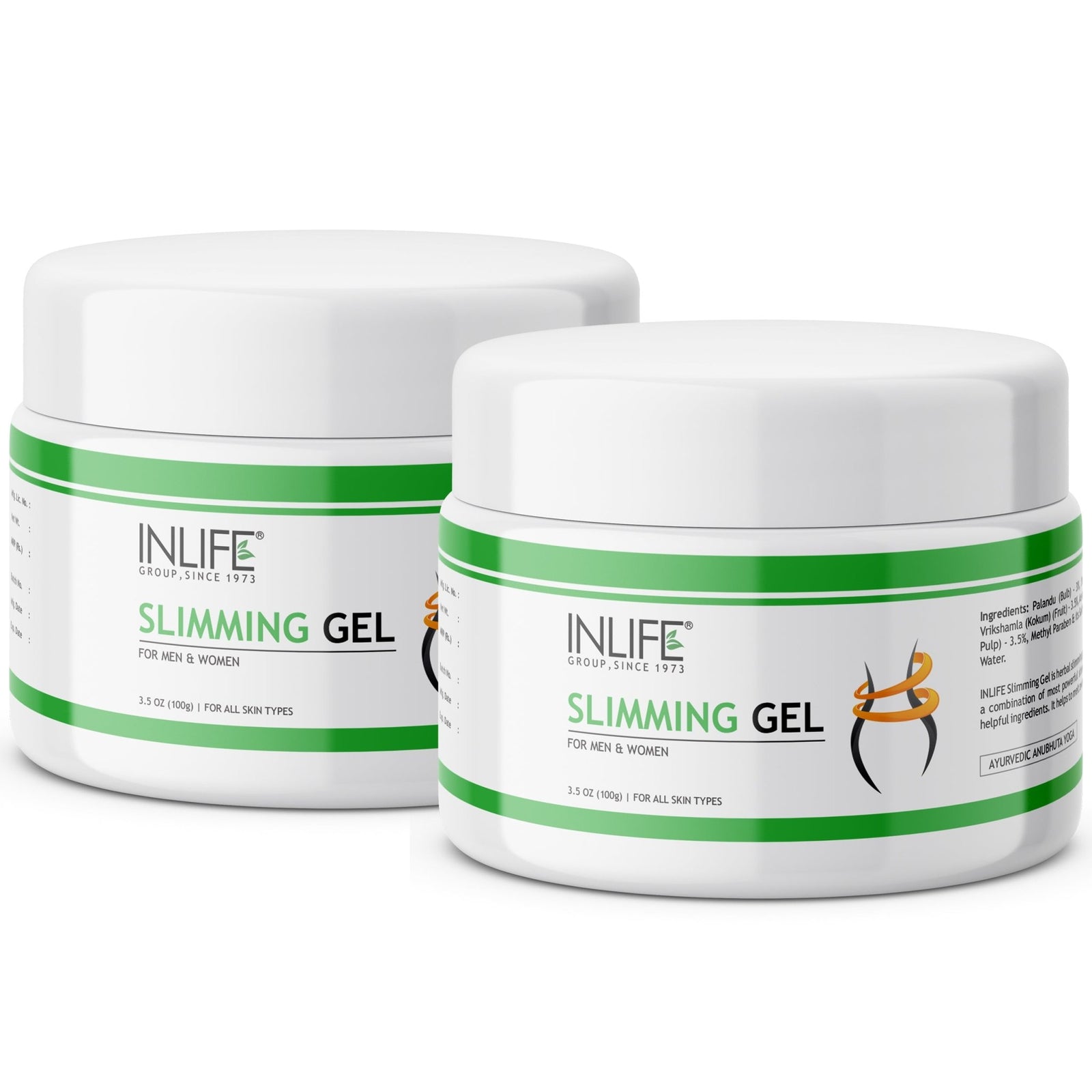INLIFE Slimming Gel with Garcinia Cambogia for Inch Loss & Fat Metabolism, 100g - INLIFE Healthcare (International)