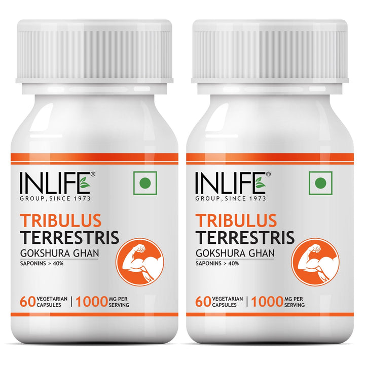 INLIFE Tribulus Terrestris Supplement (Saponins > 40%), 1000mg - INLIFE Healthcare (International)