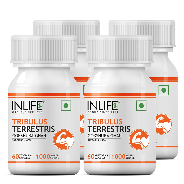 INLIFE Tribulus Terrestris Supplement (Saponins > 40%), 1000mg - INLIFE Healthcare (International)