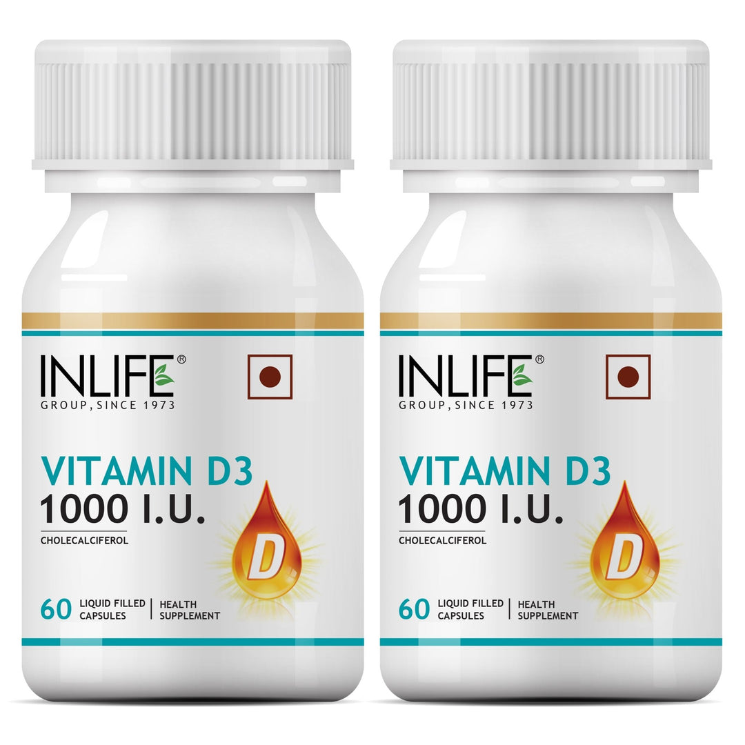 INLIFE Vitamin D3 (Cholecalciferol) 1000 IU - INLIFE Healthcare (International)