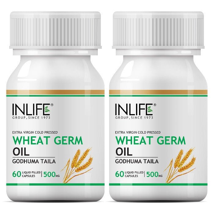 INLIFE Wheat Germ Oil Supplement, 500 mg - INLIFE Healthcare (International)