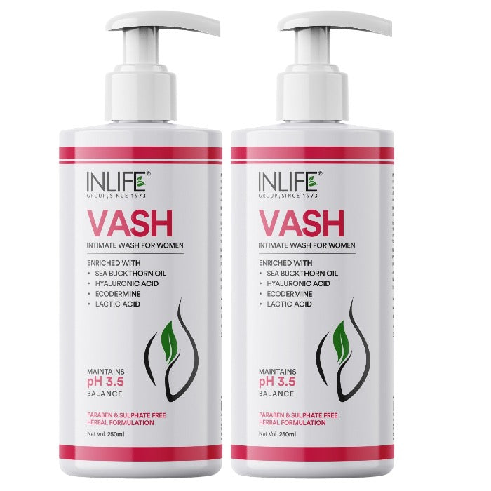 INLIFE Vaginal Wash for Feminine Personal Hygiene Cleansing Intimate Care, 250ml
