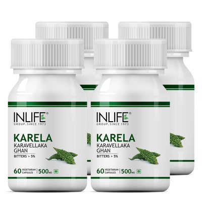 INLIFE Karela Extract Supplement, 500 mg