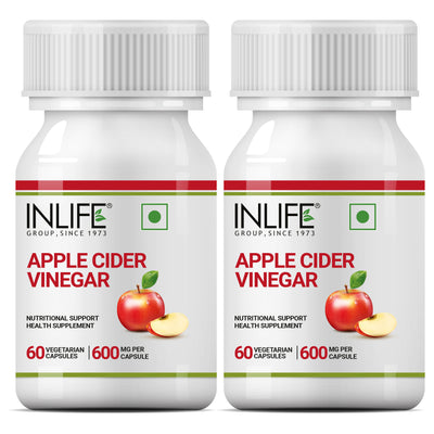 INLIFE Apple Cider Vinegar Supplement 600mg