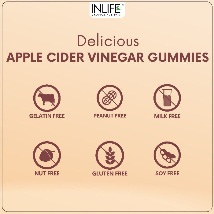 INLIFE Apple Cider Vinegar Gummies