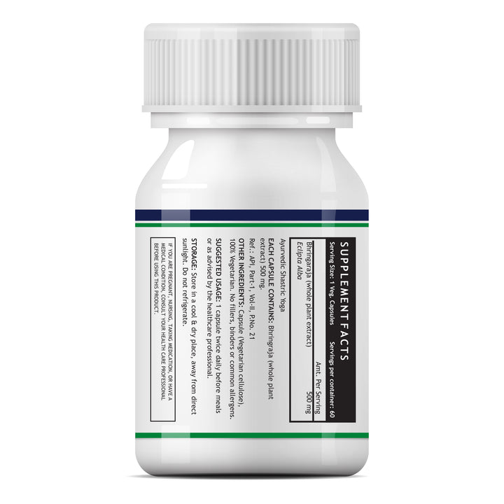 INLIFE Bhringraj Extract Supplement for Hair, 500mg