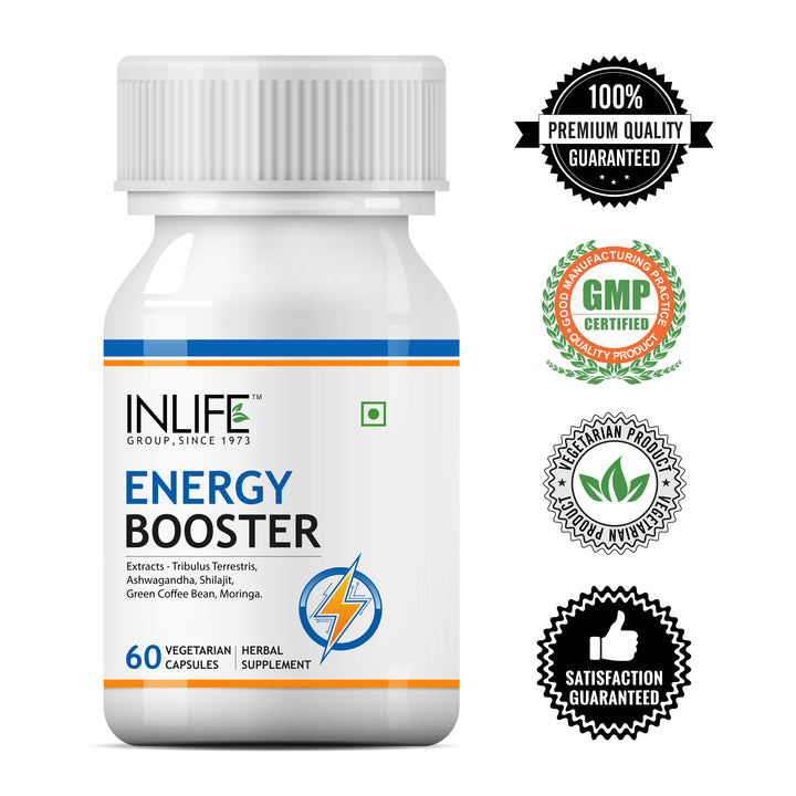 INLIFE Energy Booster Supplement with Ayurvedic Herbs
