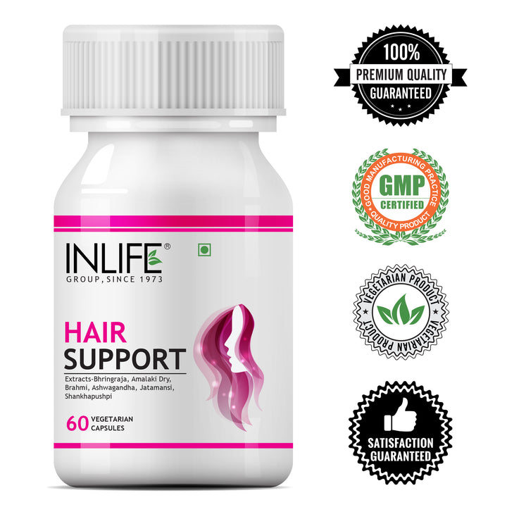 INLIFE Hair Support Supplement with Ayurvedic Herbs