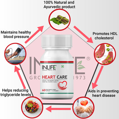INLIFE Heart Care Supplement, with Ayurvedic Herbs