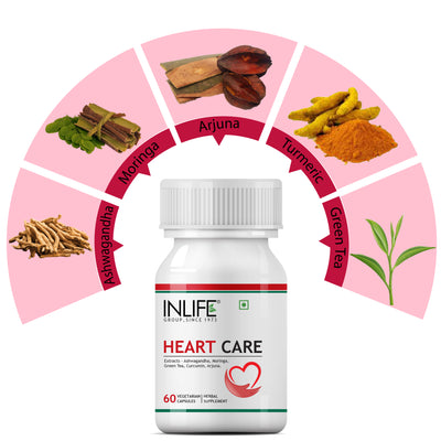 INLIFE Heart Care Supplement, with Ayurvedic Herbs