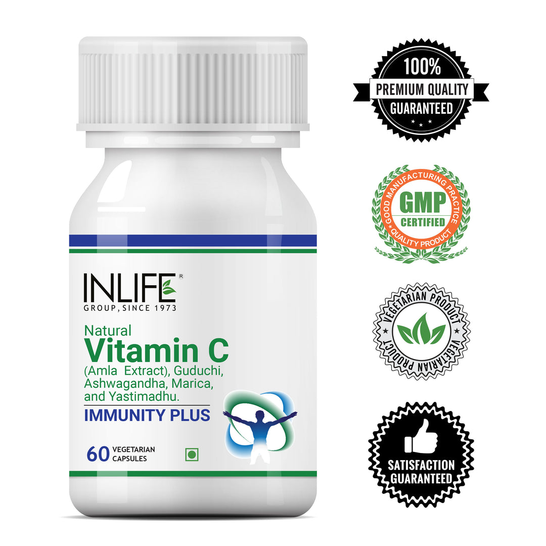 INLIFE Immunity Plus Immune Booster Supplement with Ayurvedic Herbs