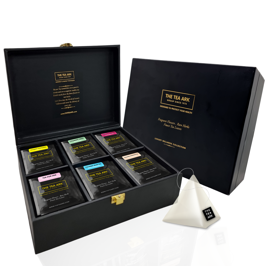 Signature Select Diwali Assorted Tea Bags Gift Box, 6 Flavours, 36 Pyramid Tea Bags