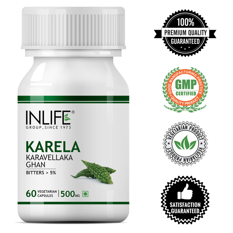 INLIFE Karela Extract Supplement, 500 mg